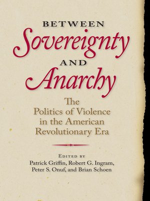 cover image of Between Sovereignty and Anarchy